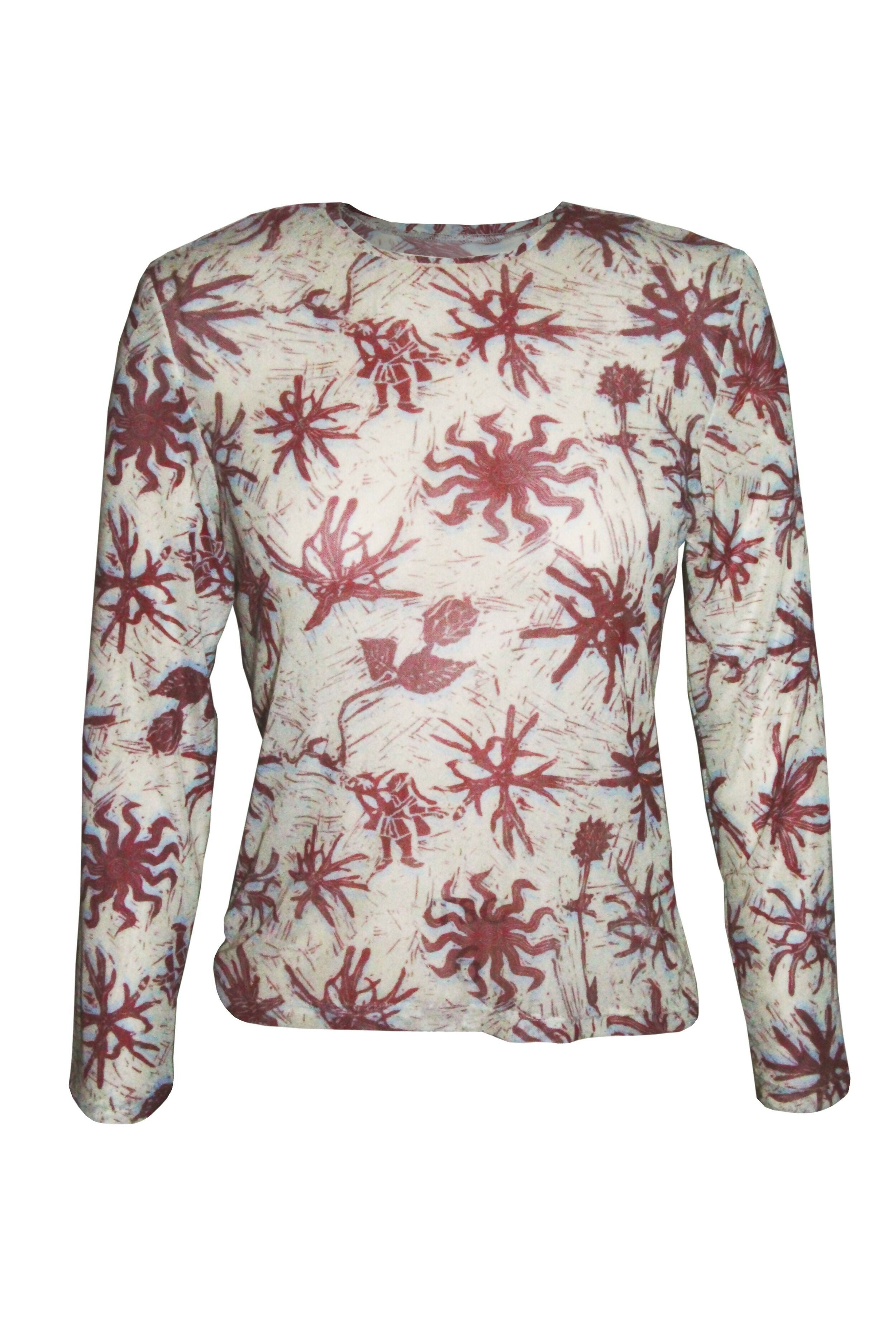 Alice Tee  Vibrant Floral Colourway Small