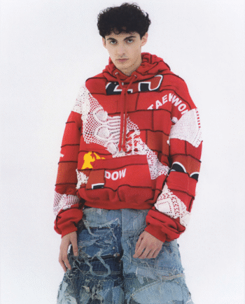 Brick Crochet Hoodie