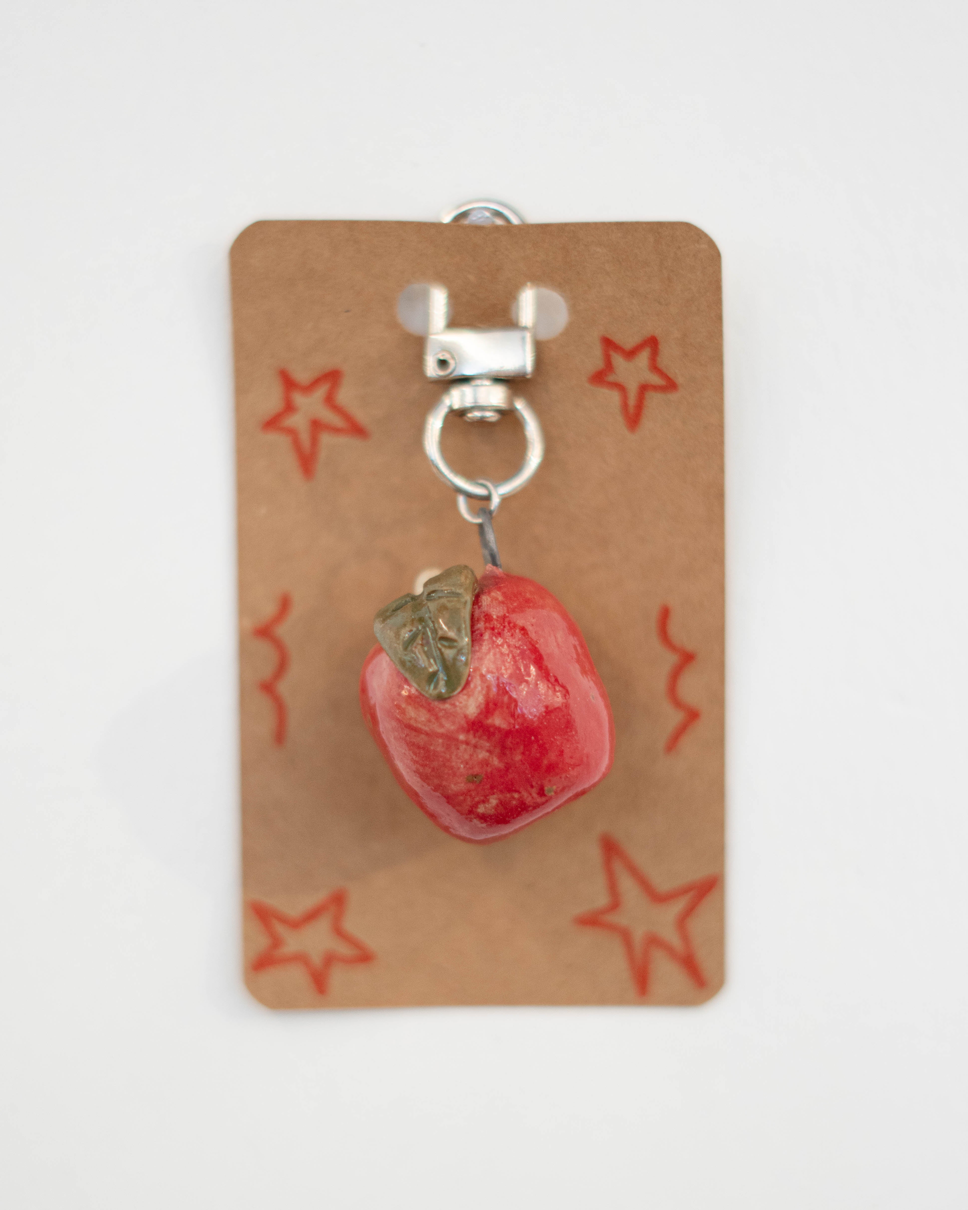 Ceramic Keychains Small Apple