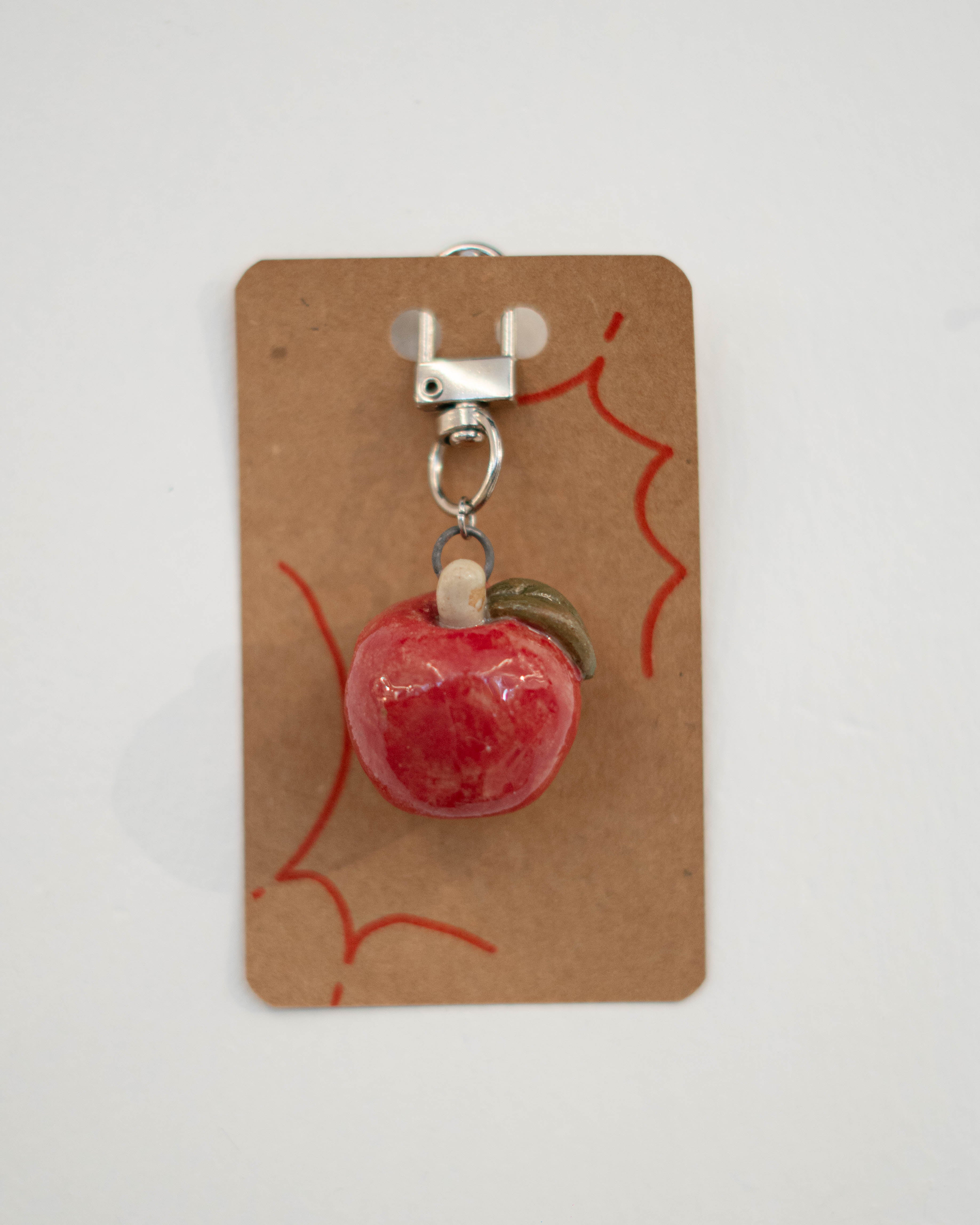 Ceramic Keychains Small Apple