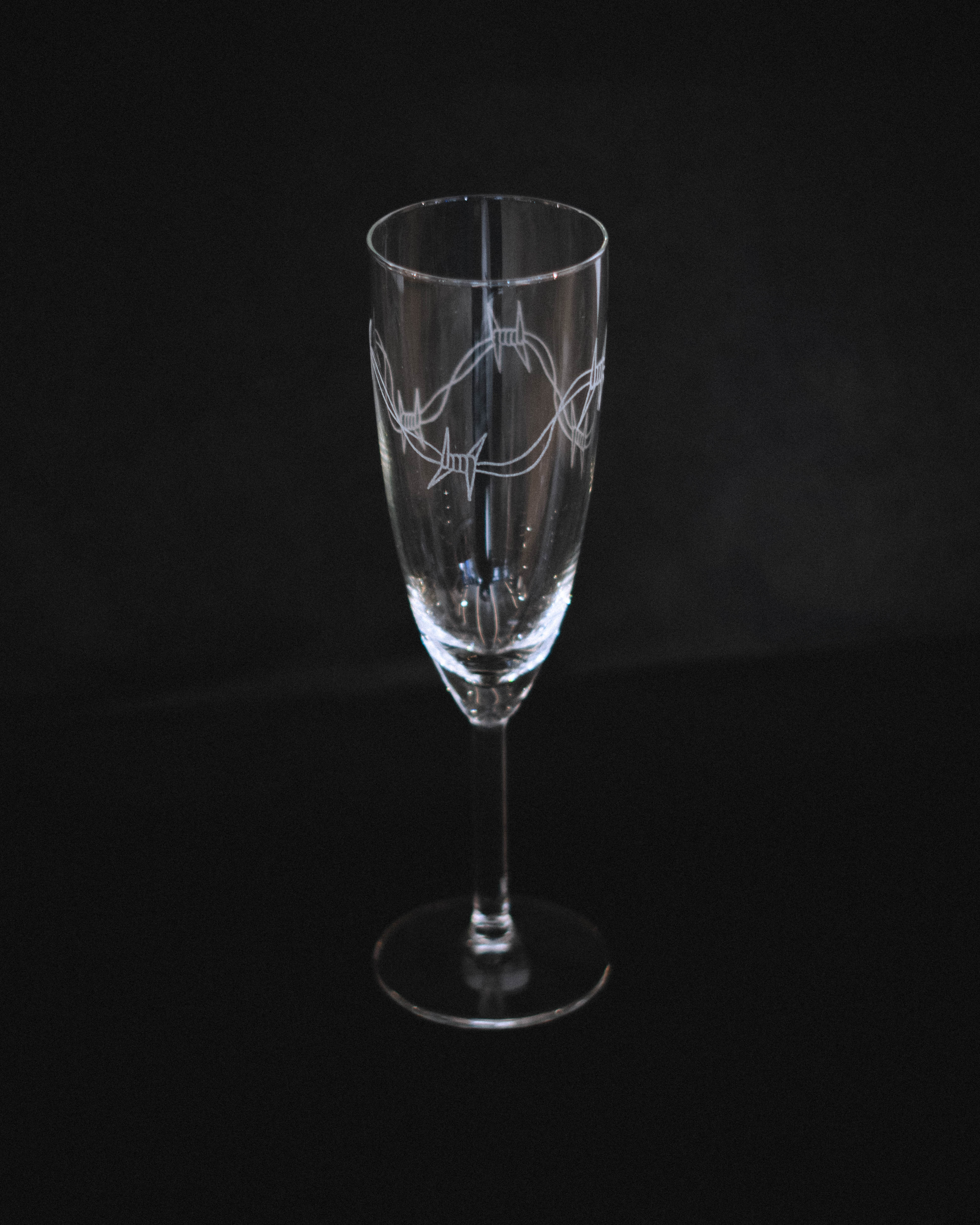Engraved Champagne Glasses