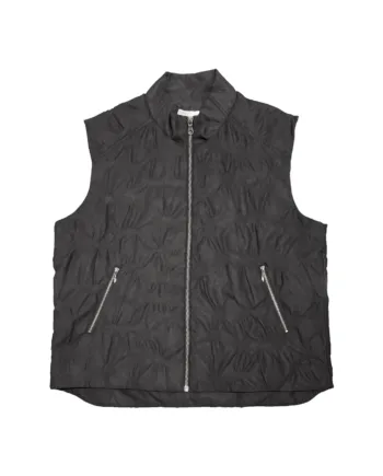 Leaf Vein Suede Black