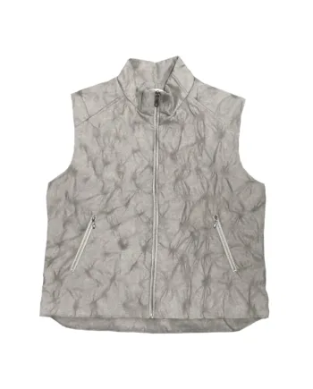 Leaf Vein Suede Gray