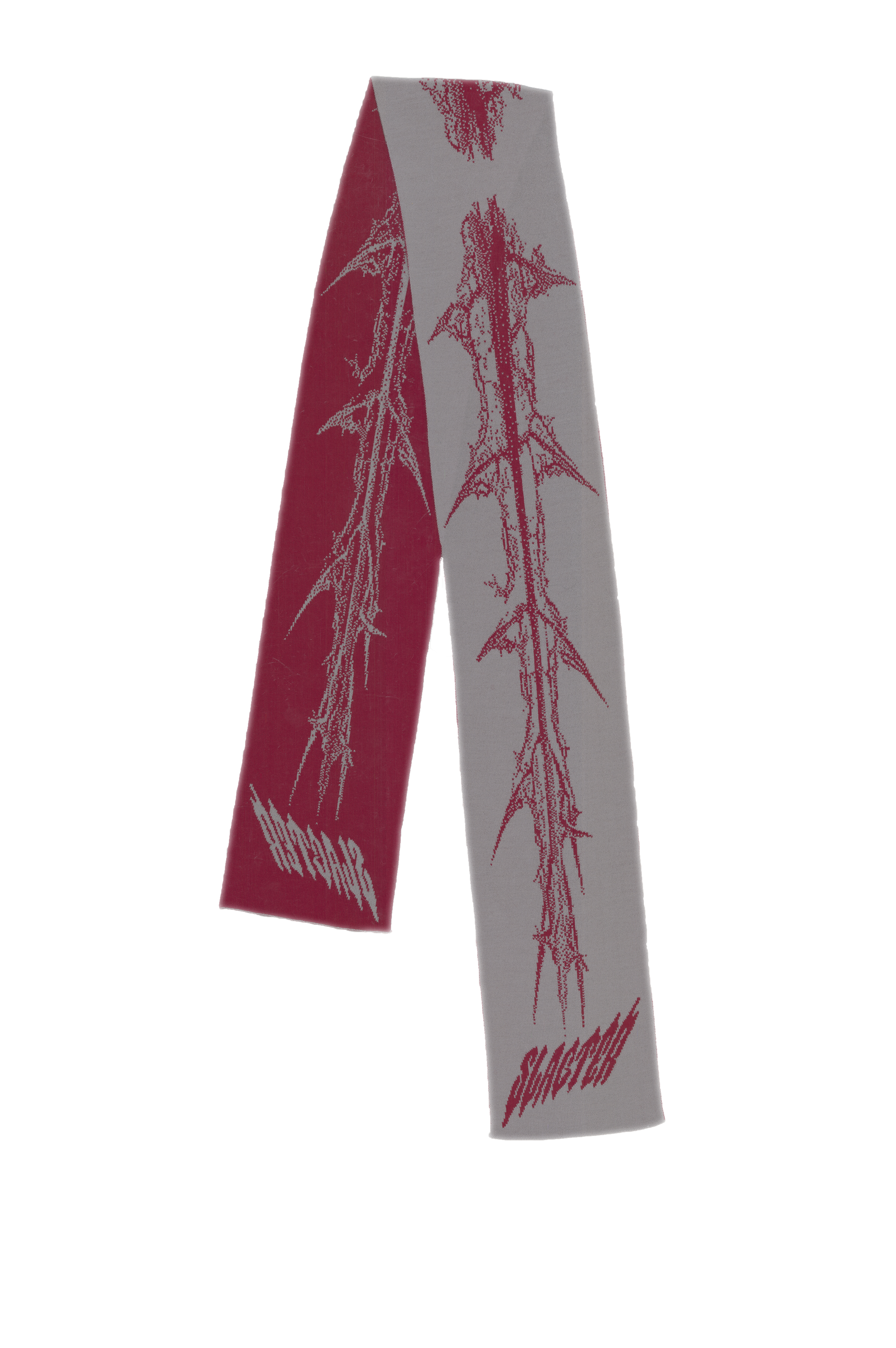 Red Spike Scarf