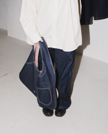 Tote Vest Denim   Dusty Rose  -small