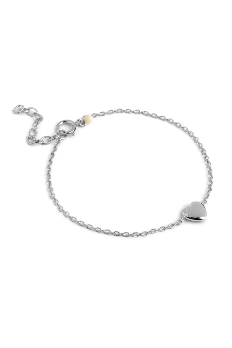 Enamel Armbånd Amore Silver