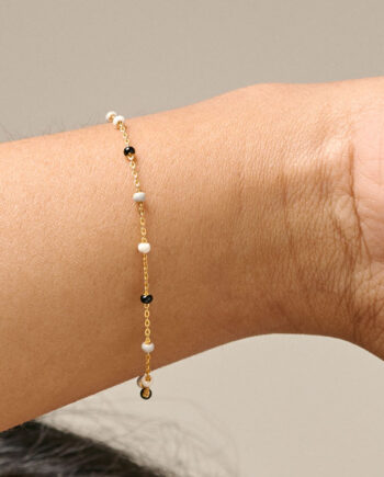 Enamel Armbånd Bracelet  Lola Salt   Pepper