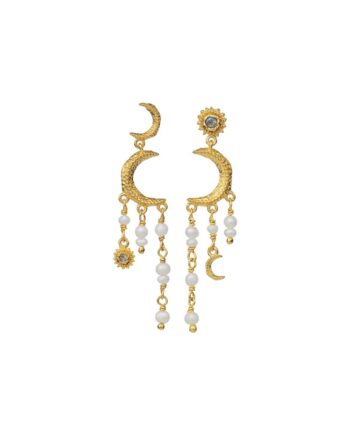 Maanesten øreringe Astrea Earrings Guld