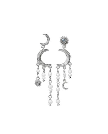 Maanesten øreringe Astrea Earrings Sølv