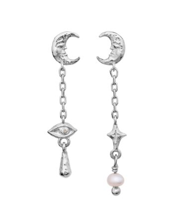 Maanesten øreringe Beatrice Earrings Sølv