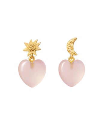 Maanesten øreringe Care Earrings Guld