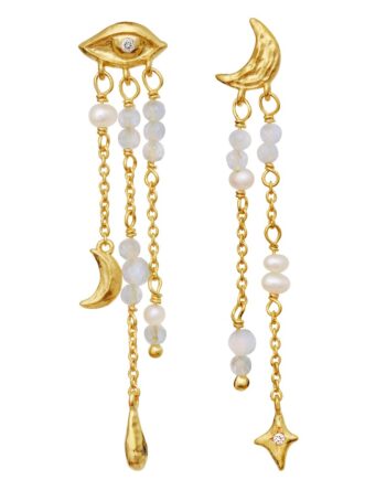 Maanesten øreringe Sonata Earrings Guld