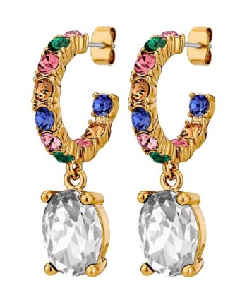 Barbara Sg Rainbow Krystal ørering  Farve: Guld  Onesize  Dame