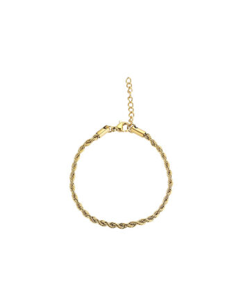 Rope Armbånd Forgyldt