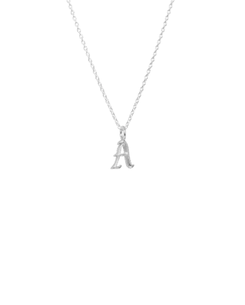 Ix   Letter Charm Silver
