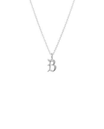 Ix   Letter Charm Silver