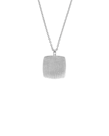 Ix Cushion Pendant Silver