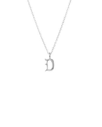 Ix   Letter Charm Silver