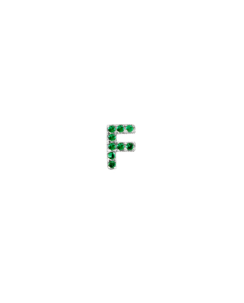 Ix   Green Earring Silver