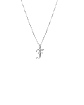 Ix   Letter Charm Silver