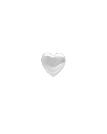 Ix Heart Earring Silver