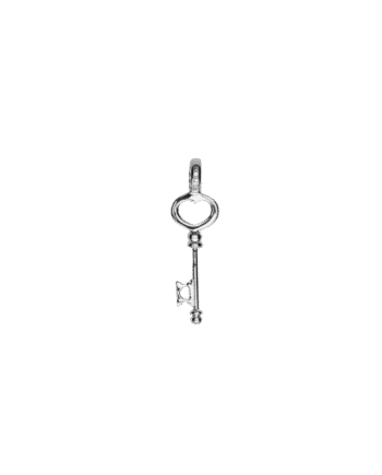 Ix Key Charm Silver