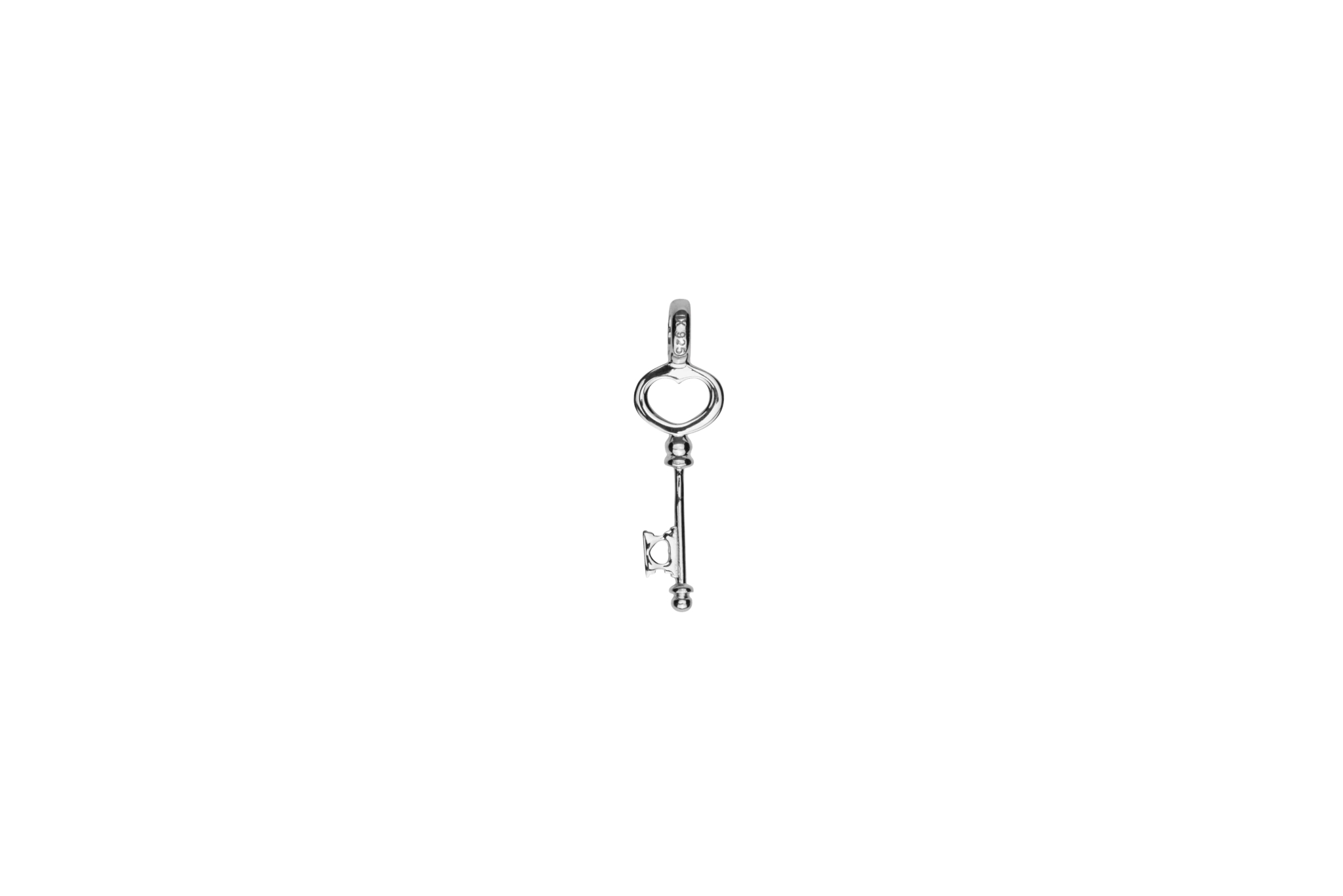 Ix Key Charm Silver