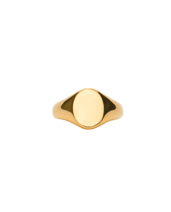 Ix Mini Oval Signet Ring