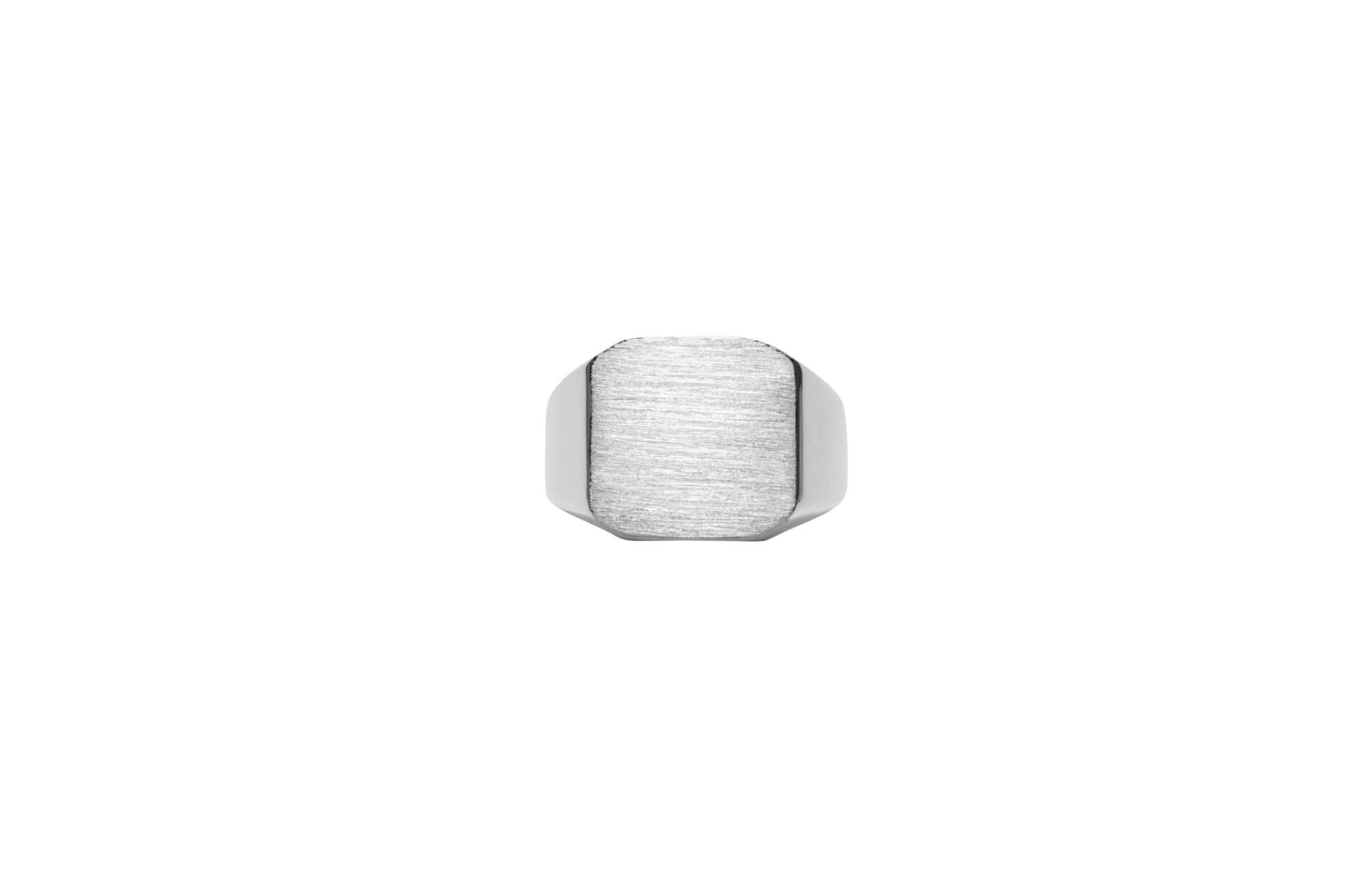 Ix Octagon Signet Ring Silver