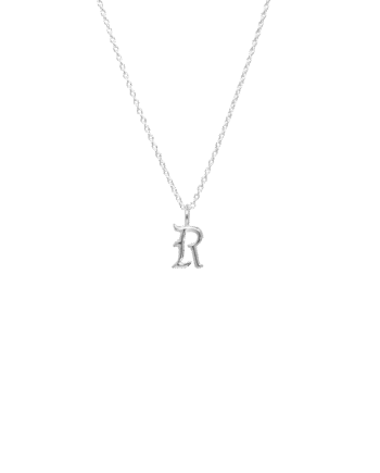 Ix   Letter Charm Silver