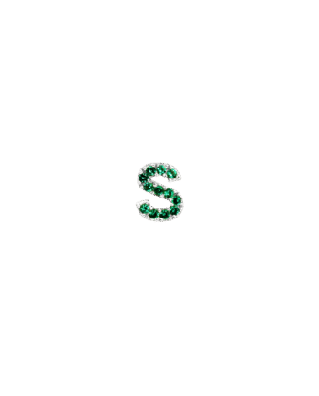 Ix   Green Earring Silver