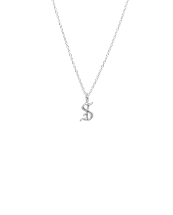 Ix   Letter Charm Silver