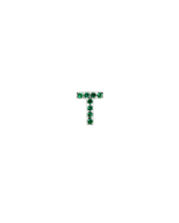 Ix   Green Earring Silver