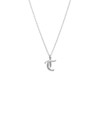 Ix   Letter Charm Silver