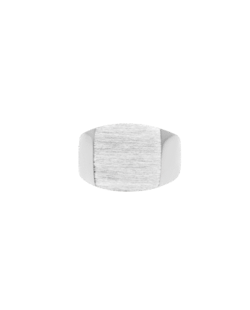 Ix Tribute Signet Ring Silver