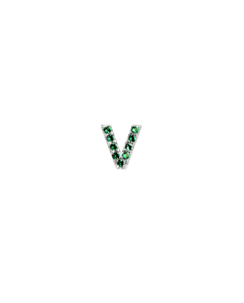 Ix   Green Earring Silver