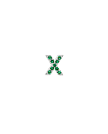 Ix   Green Earring Silver