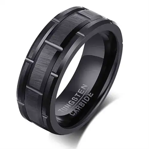 Zerbo Tungstenring   Blackcoat