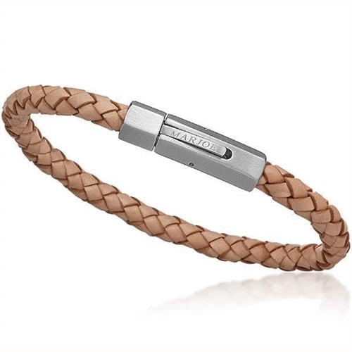 Naturlæder Armbånd  Quot Marjoe Quot