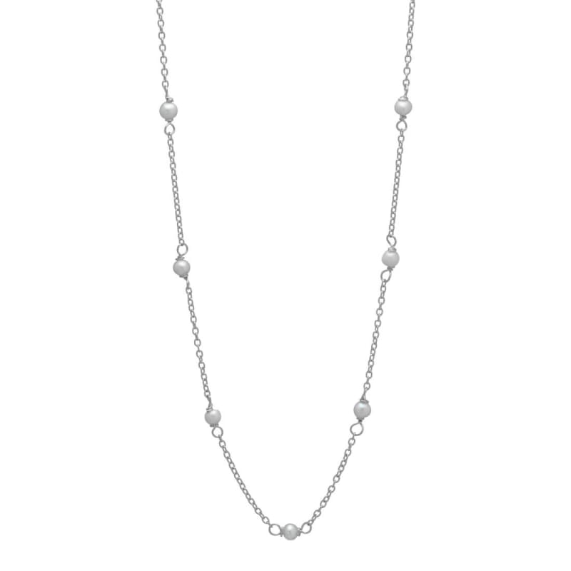 Pearly Necklace   Silver