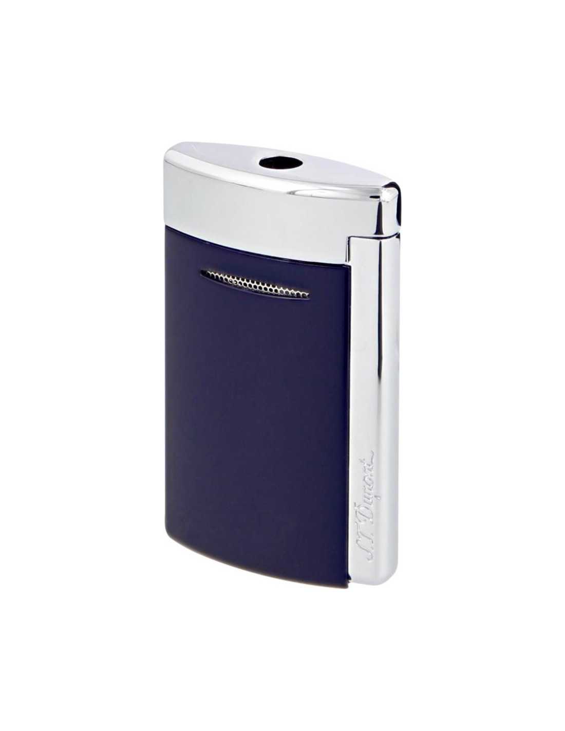 Dupont Minijet   Navy Blue Kvalitets Jet Lighter   Stormlighter Fra      Dupont