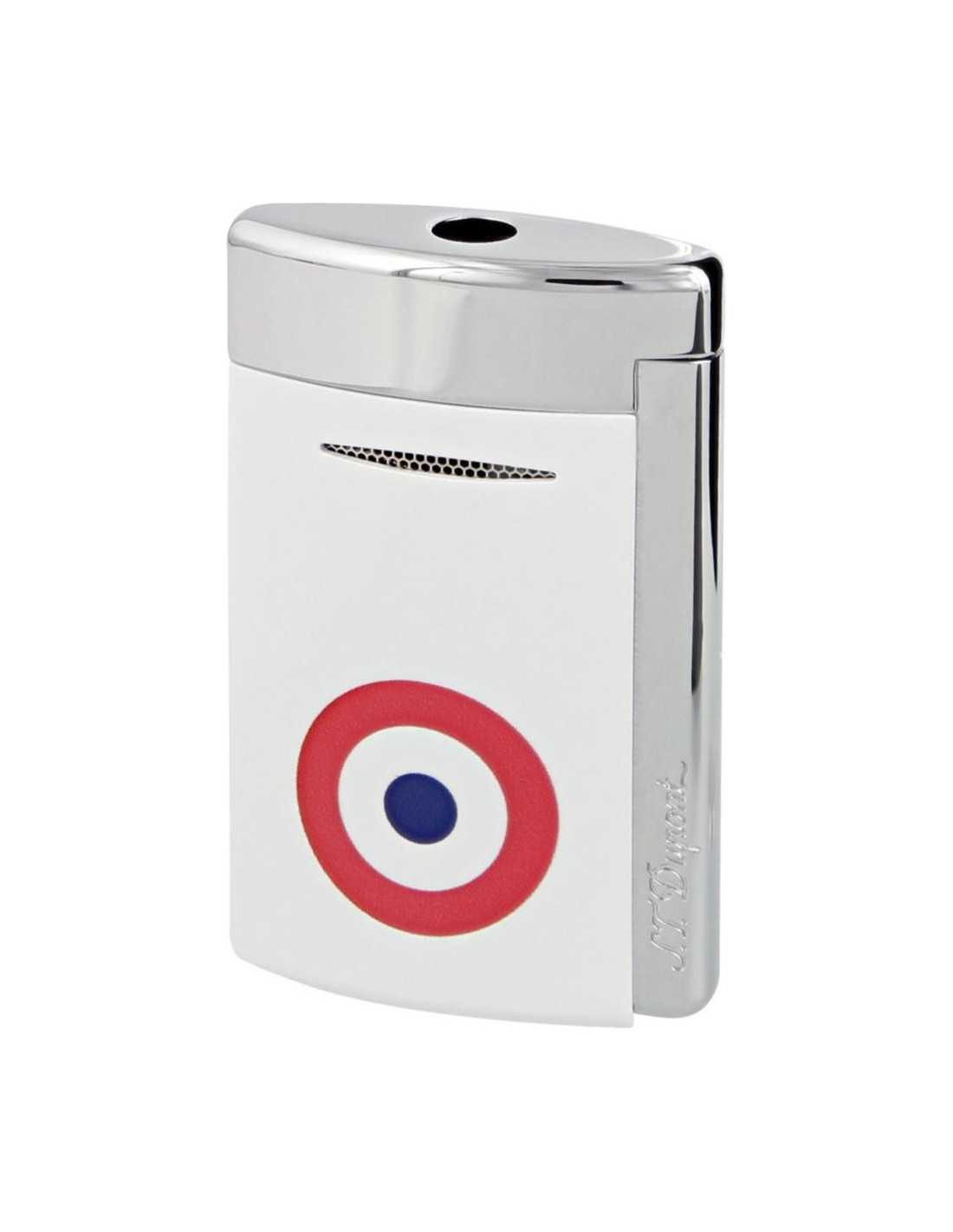Dupont Minijet    Quot White Rosette Quot  Kvalitets Jet Lighter   Stormlighter Fra      Dupont