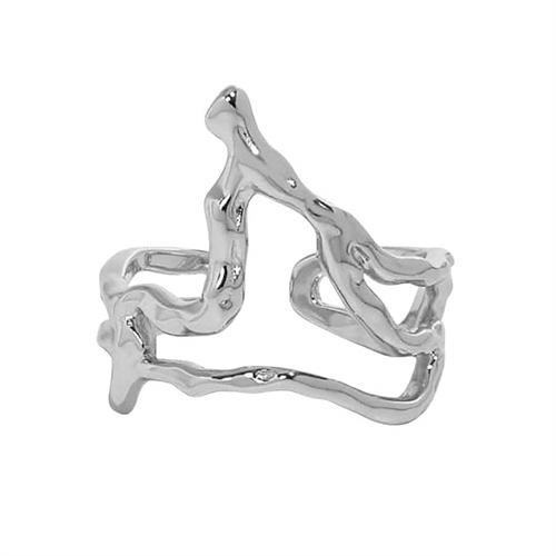 Silver Alekto Design Ring Onesize