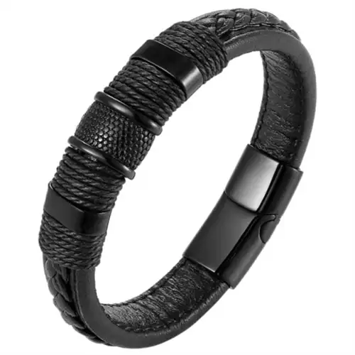 Sort Crawe Herrearmbånd