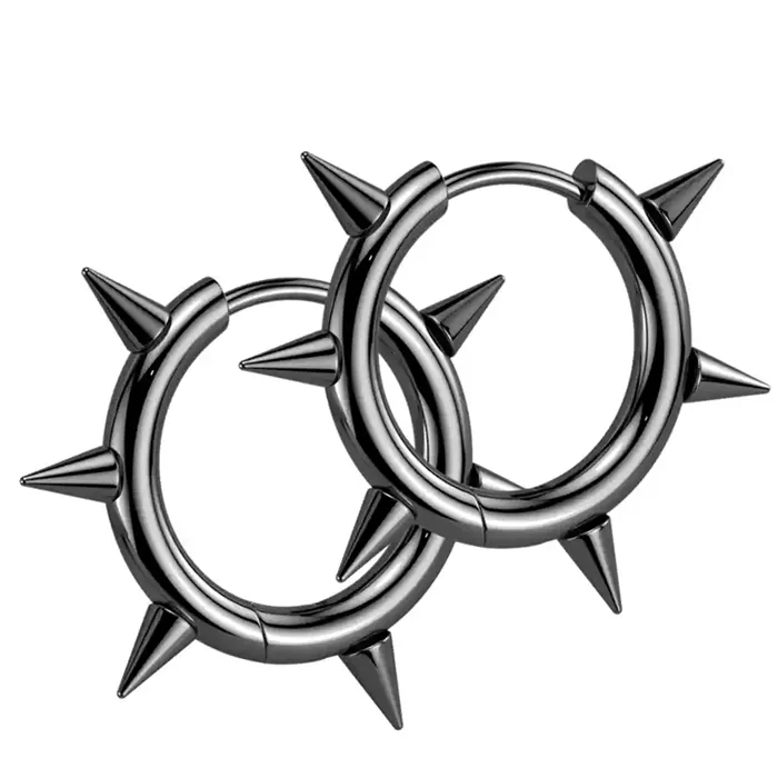 Spids ørering Med Store Spidser     Cm