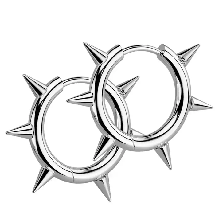 Spids ørering Med Store Spidser     Cm