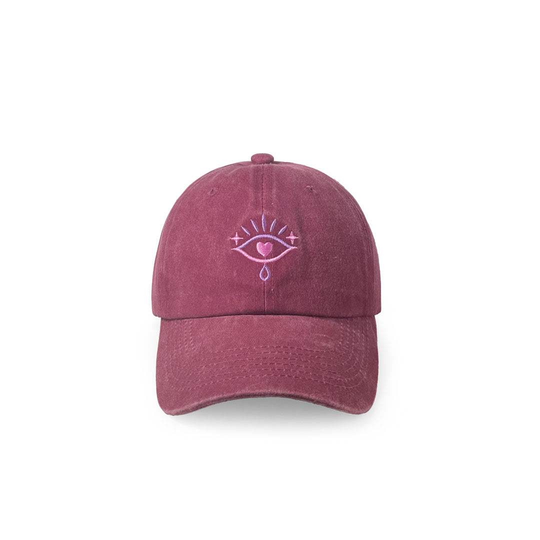 Thirdeye Cap   Kasket Støvet Rose Bordeaux