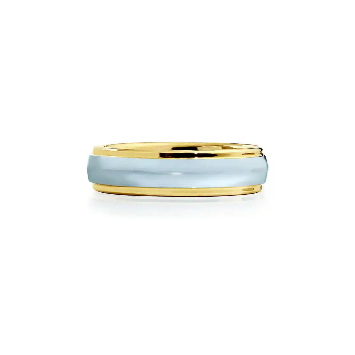 Tungsten Ring Guld   Grå