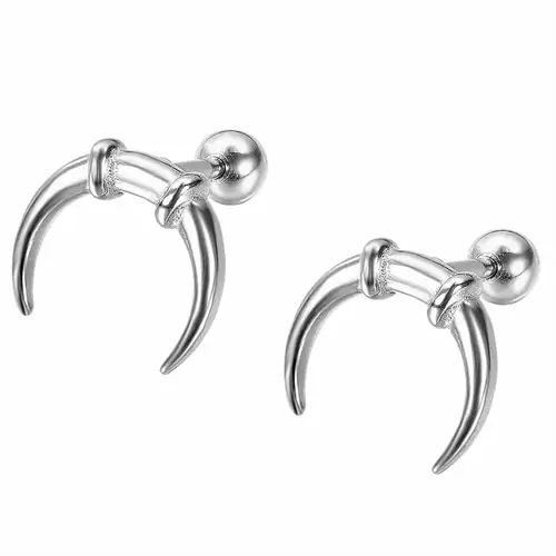 Bf Horn ørering ædelstål Stål