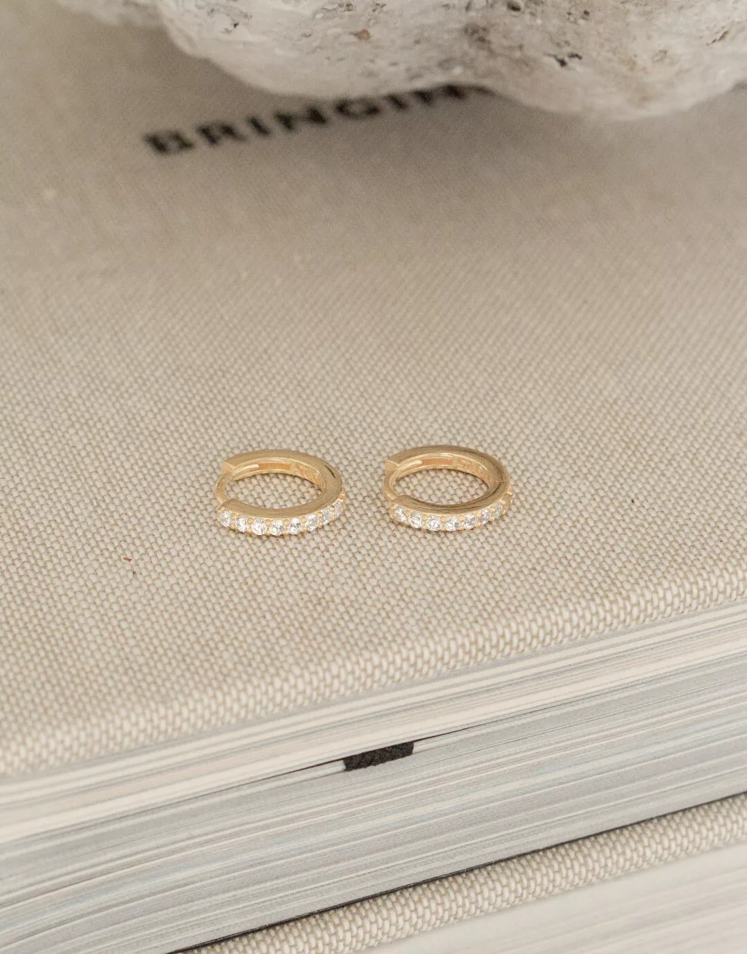 Dina 13 Mm Guld Hoops